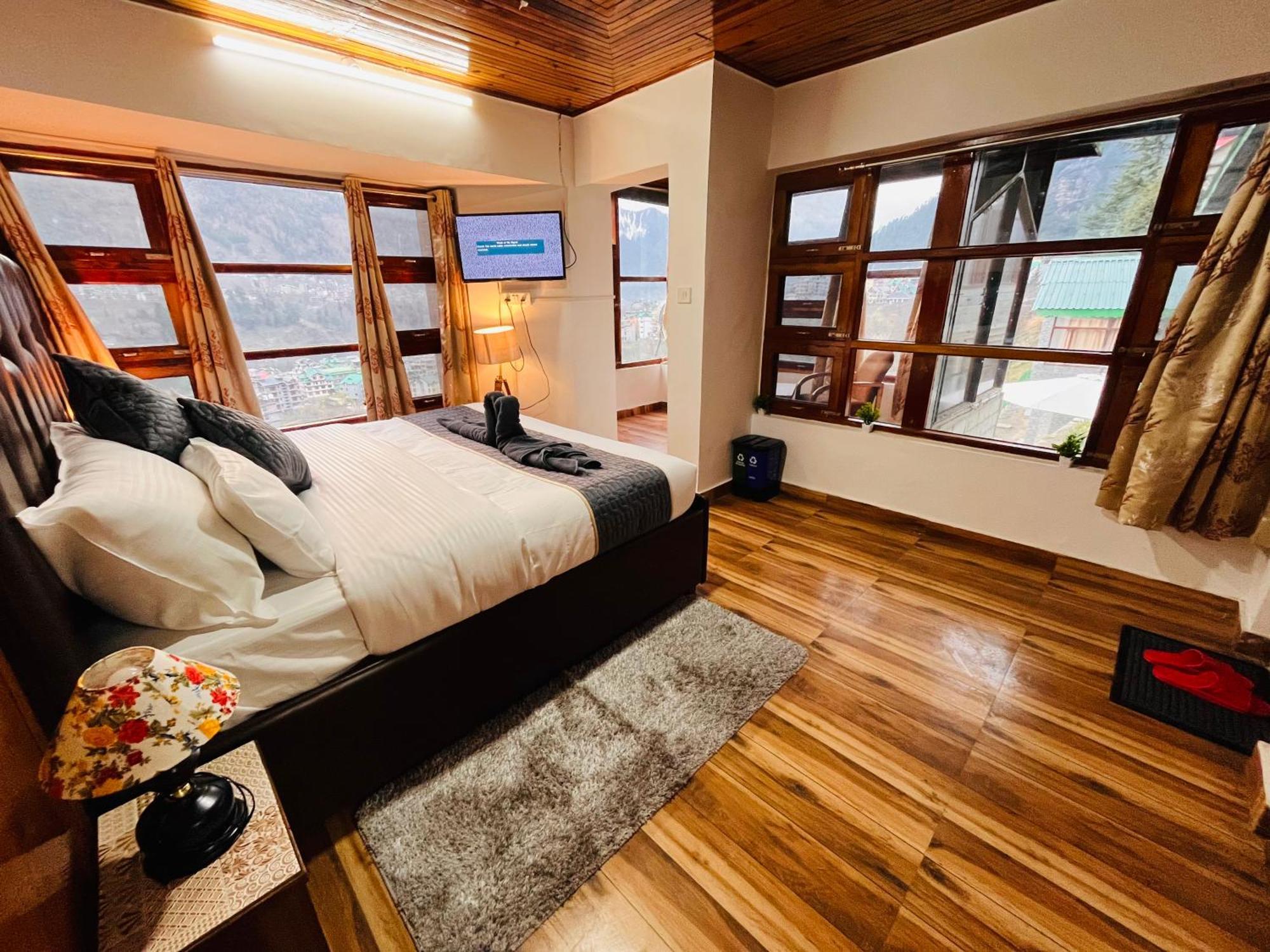 Himalayan Nomad Cottage, Manali ! All 2 Bedroom Independent Cottages ! Personal Lawn Every Cottage ! Parking ! Scenic Mountains View ! Spacious Rooms ! 外观 照片